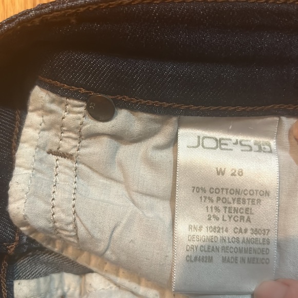 JOE'S JEANS Wide Cuffed Cropped Mid Rise Jean size 26 - Picture 7 of 10